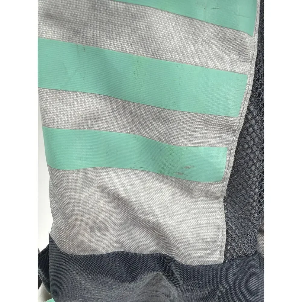 Adidas Grey and Teal Core Backpack